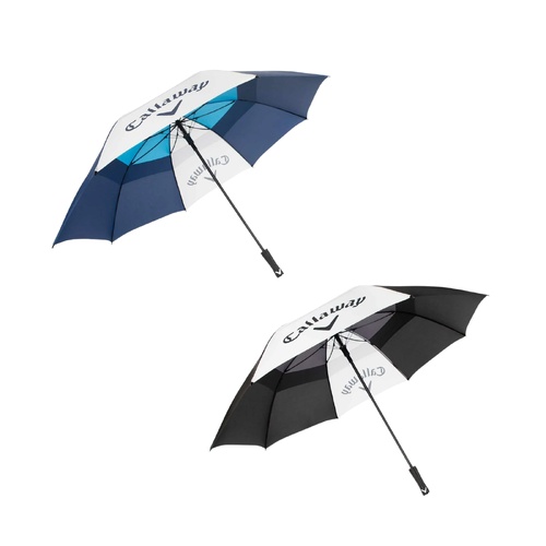 Callaway Auto Open Golf Umbrella 2 Pack Vented UPF50+ Push Button 157cm Canopy