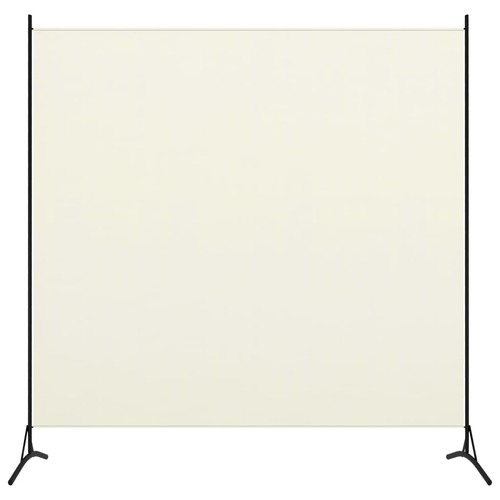 Room Divider Cream 175x180 cm Fabric