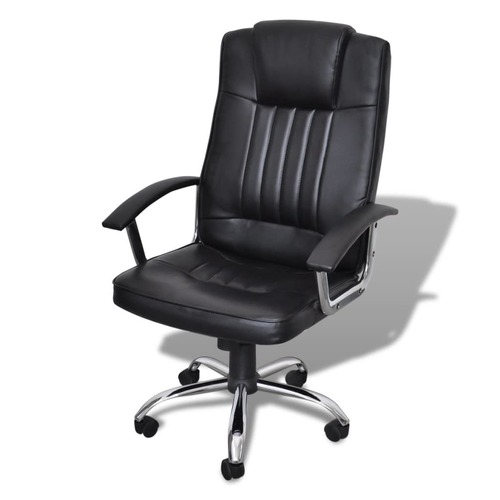 Luxury Office Chair Quality Design Black 65 x 66 x 107-117 cm