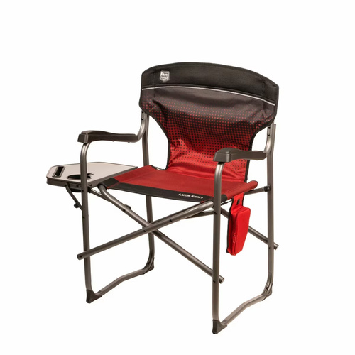Heated Director Chair Portable Padded Outdoor Directors Chair With Table