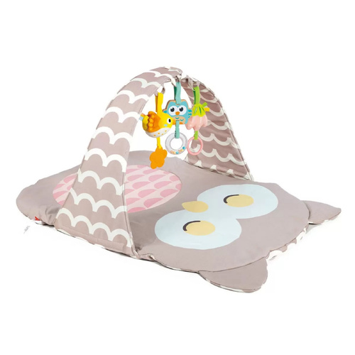 Portable Baby Gym Soft Activity Play Mat Infant Exercise Toys Owl Shaped