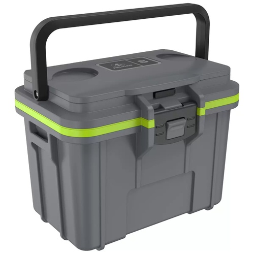 Pelican 7.5L Personal Cooler Portable Ice Box for Camping Fishing Travel Beach Grey