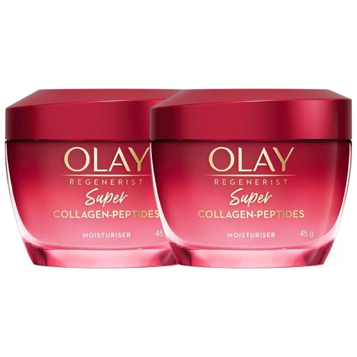 Olay Regenerist Collagen Peptides Moisturiser 2x45g Anti-Ageing Skincare