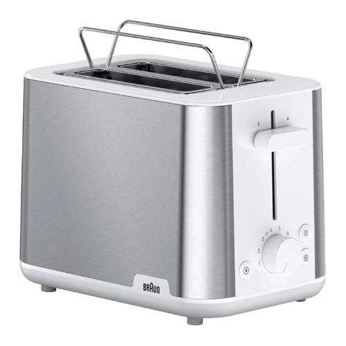 Braun 2 Slice Toaster PurShine Electric Automatic Variable Browning Warming Rack