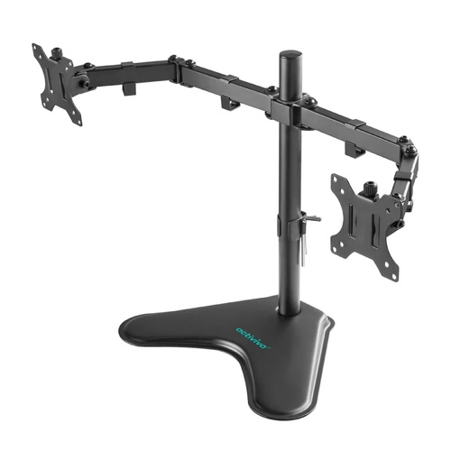 mBeat Dual Monitor Screen Mount Adjustable 2 Screen Desk Stand / Laptop Holder