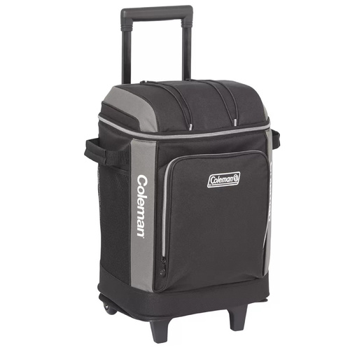 Coleman Rolling Cooler 42 Cans Soft Portable Insulated Esky With Wheels Camping