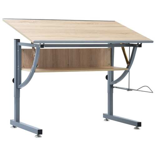 Teenager's Drafting Table Oak 110x60x87 cm MDF
