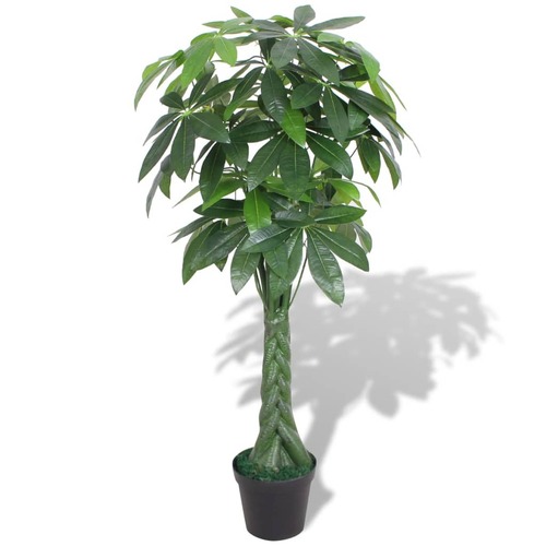 Artificial Fortune Tree Plant with Pot 145 cm Green