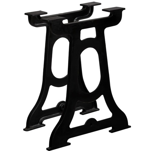 Dining Table Legs 2 pcs Y-Frame Cast Iron