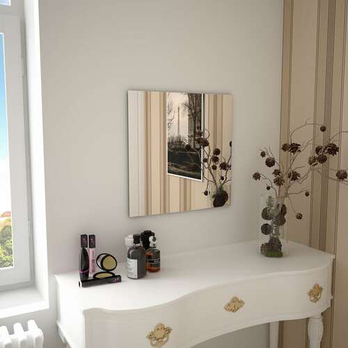 Wall Mirror 50x50 cm Square Glass