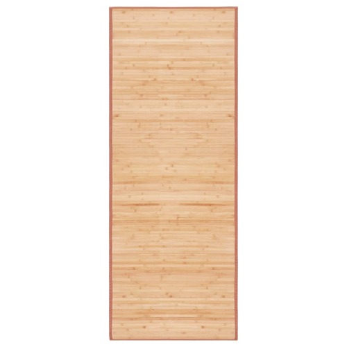 Rug Bamboo 80x200 cm Brown