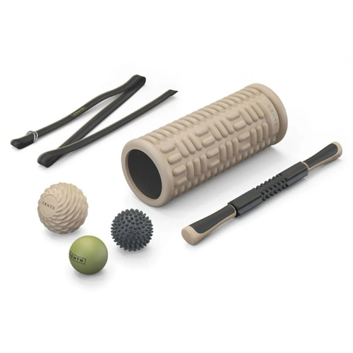Recovery Kit Foam Roller Massage Balls Stretch Strap Gym Mobility Set