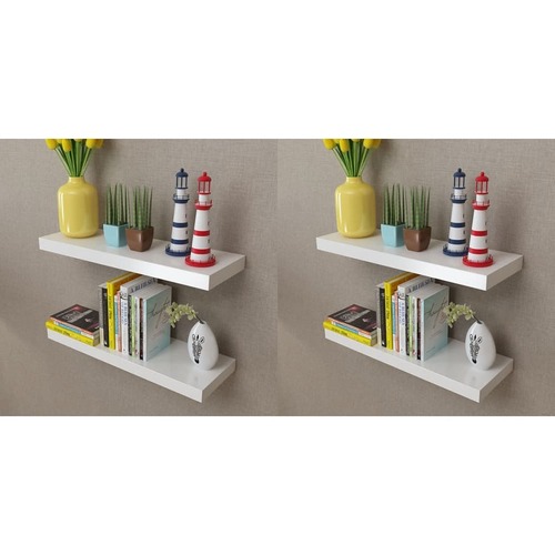 Wall Shelves 4 pcs White 60 cm