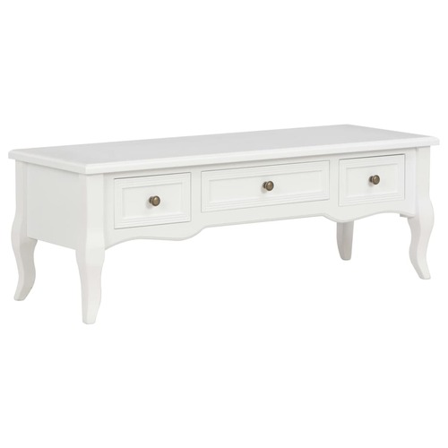 TV Cabinet White 100x35x35 cm Wood