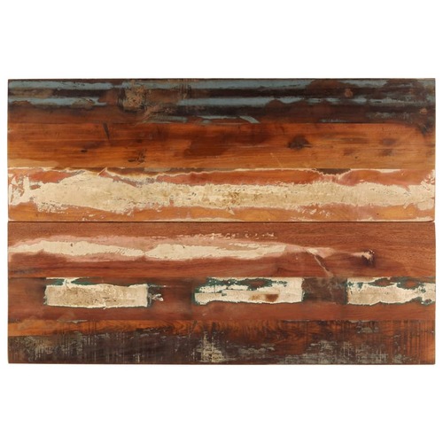 Rectangular Table Top 60x90 cm 15-16 mm Solid Wood Reclaimed