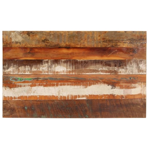 Rectangular Table Top 60x100 cm 15-16 mm Solid Wood Reclaimed