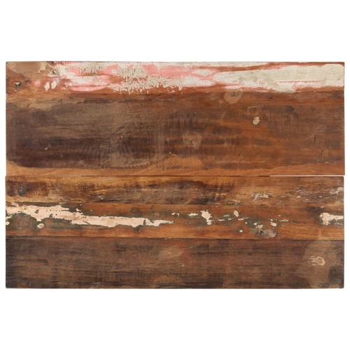 Rectangular Table Top 60x90 cm 25-27 mm Solid Wood Reclaimed