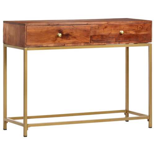 Console Table 100x35x76 cm Solid Wood Acacia
