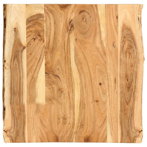 Table Top Solid Acacia Wood 60x(50-60)x2.5 cm