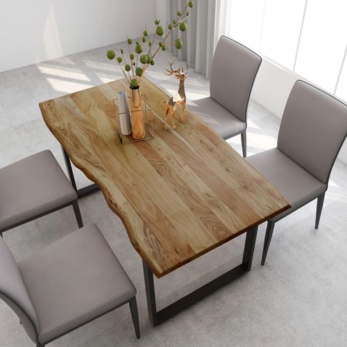Dining Table 154x80x76 cm Solid Acacia Wood