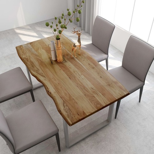 Dining Table 154x80x76 cm Solid Acacia Wood