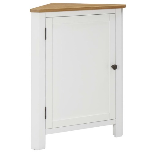 Corner Cabinet 59x36x80 cm Solid Oak Wood