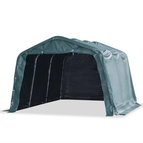 Removable Livestock Tent PVC 550 g/m² 3.3x4.8 m Dark Green