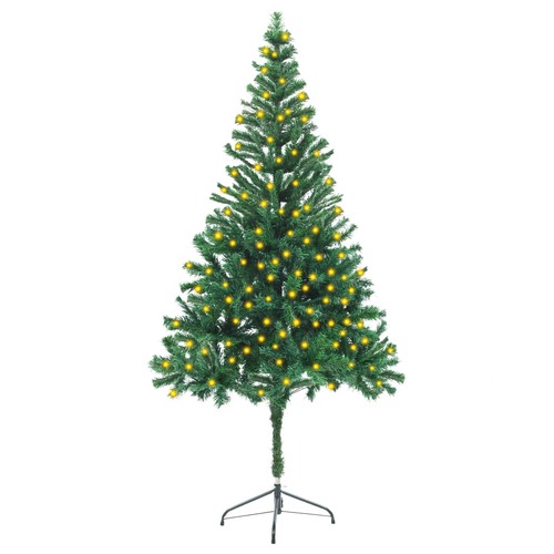 Artificial Pre-lit Christmas Tree with Stand 180 cm 564 Branches