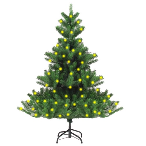 Nordmann Fir Artificial Pre-lit Christmas Tree Green 180 cm