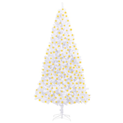 Artificial Pre-lit Christmas Tree 300 cm White