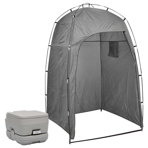 Portable Camping Toilet with Tent 10+10 L