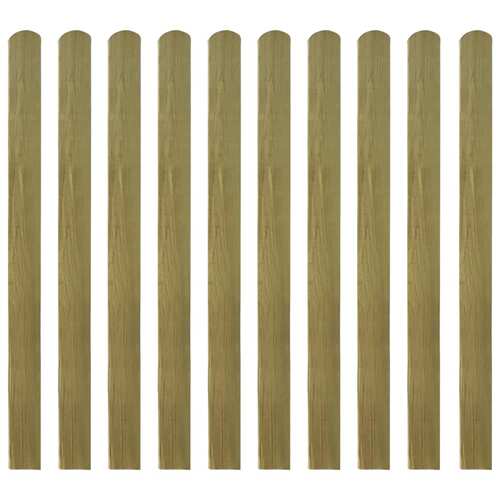 30 pcs Impregnated Fence Slats Wood 120 cm