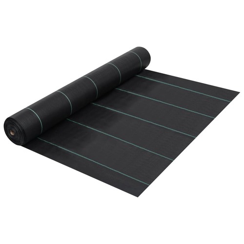 Weed & Root Control Mat Black 2x10 m PP