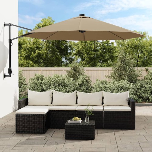 Replacement Fabric for Cantilever Umbrella Taupe 350 cm