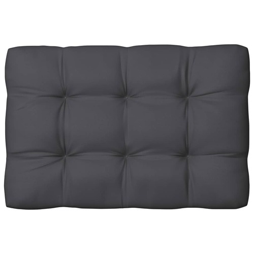Pallet Cushion Anthracite 120x80x12 cm Fabric