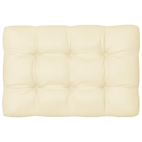 Pallet Cushion Cream 120x80x12 cm Fabric
