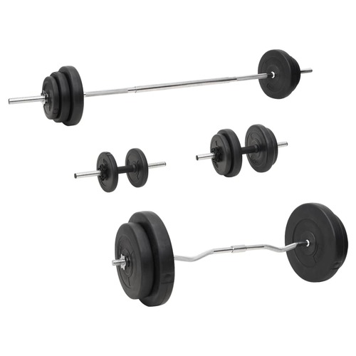 Barbell and Dumbbell with Plates Set 90 kg