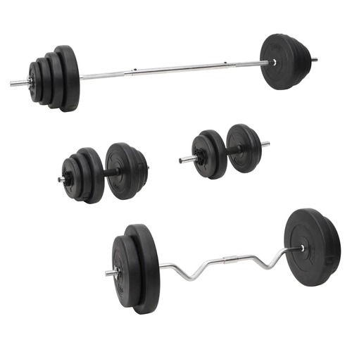 Barbell and Dumbbell with Plates Set 120 kg