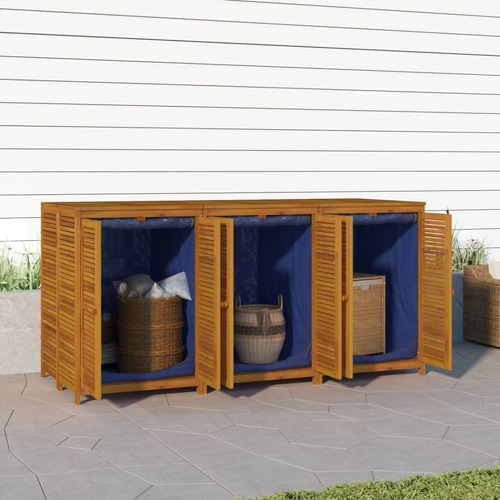 Garden Storage Box 210x87x104 cm Solid Wood Acacia