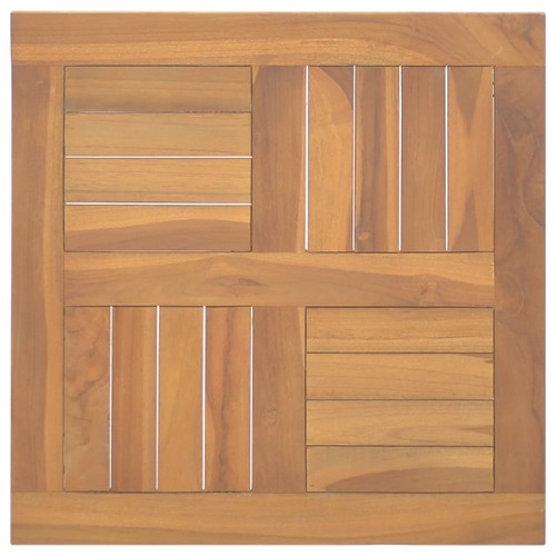 Square Table Top 50x50x2.5 cm Solid Wood Teak