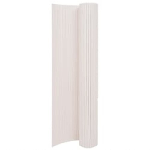 Double-Sided Garden Fence 110x300 cm White