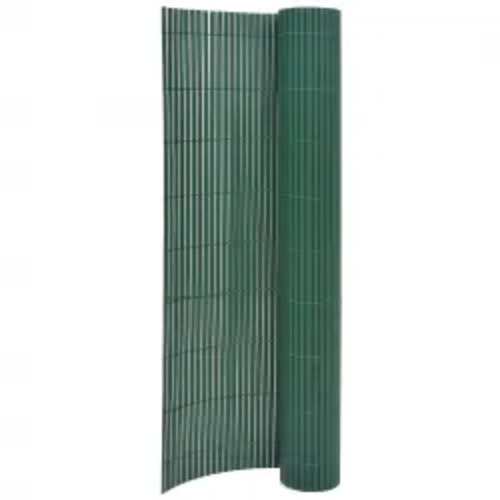 Double-Sided Garden Fence 110x400 cm Green