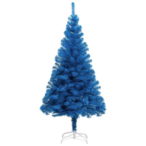 Artificial Christmas Tree with Stand Blue 180 cm PVC