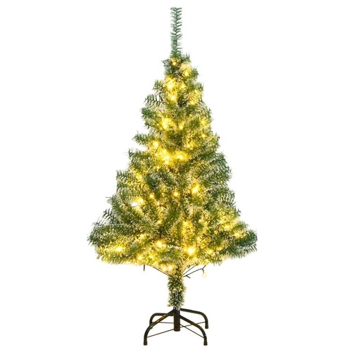 Artificial Christmas Tree 150 LEDs & Flocked Snow 120 cm