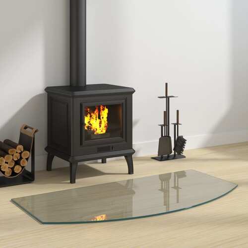 Fireplace Glass Plate 100x50 cm