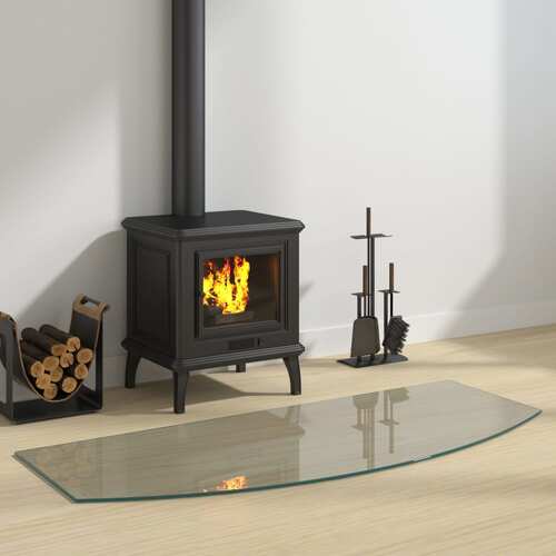Fireplace Glass Plate 120x50 cm