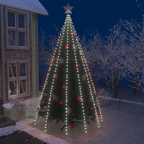 Tree Lights with 500 LEDs Cold White 500 cm Indoor Outdoor