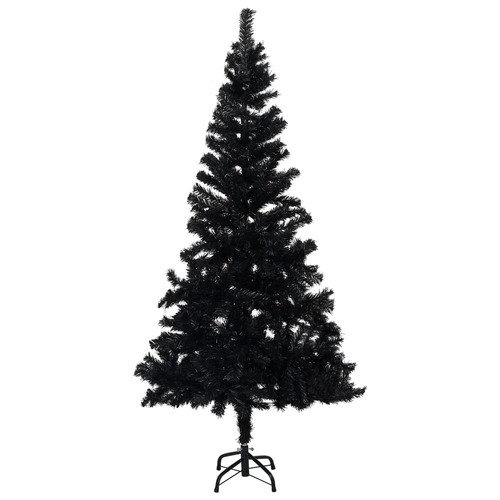 Artificial Christmas Tree with Stand Black 240 cm PVC