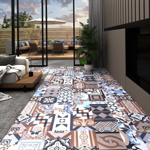 Self-adhesive Flooring Planks 20 pcs PVC 1.86 m² Mono Pattern