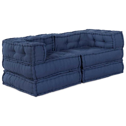 Cushion 2 pcs Blue 70 x 70 x 54 cm Polyester